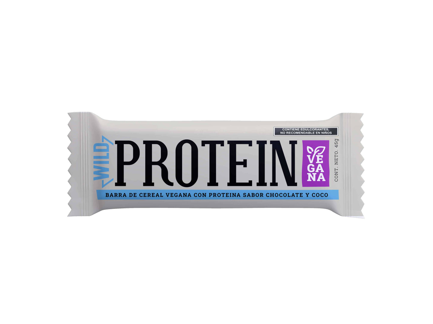WILD PROTEIN BARRA DE PROTEINA VEGANA SABOR CHOCOLATE Y COCO