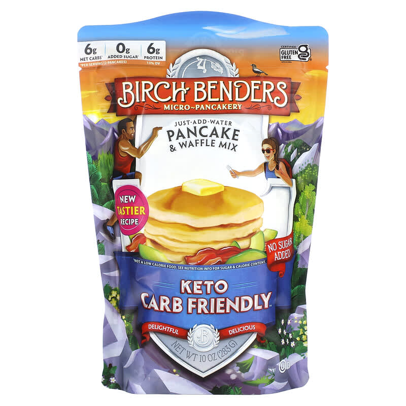 BIRCH BENDERS PANCAKE AND WAFFLE MIX NATURAL DELICIUS