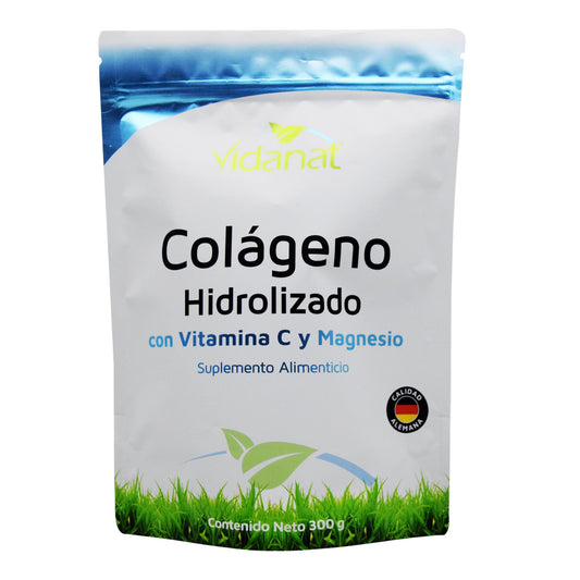 COLAGENO HIDROLIZADO PURO CON VITAMINA C Y MAGNESIO