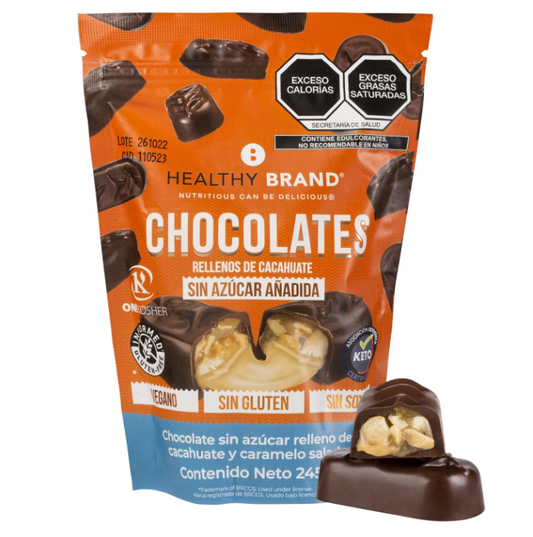 Healthy Brand Chocolates Rellenos De Cacahuate