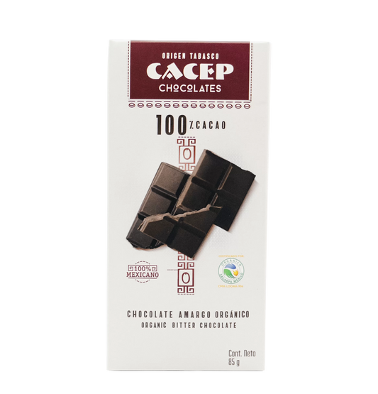 CACEP CHOCOLATE AMARGO ORGANICO 100% CACAO