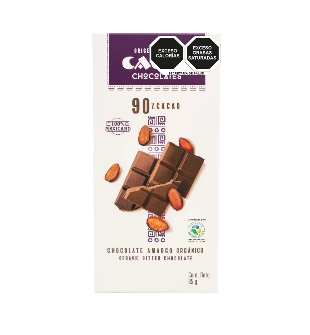 CACEP CHOCOLATE AMARGO ORGANICO 90% CACAO