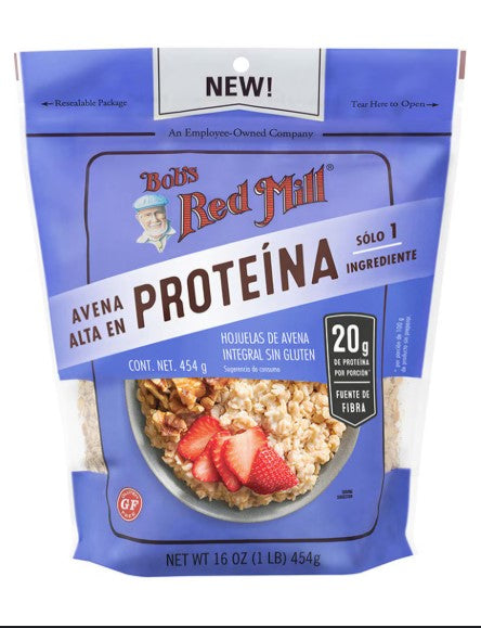 Bobs Red Mill Avena Alta En Proteina Integral Sin Gluten