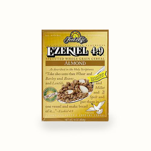 FOOD FOR LIFE EZEKIEL 4:9 ALMOND SPROUTED CRUNCHY CEREAL
