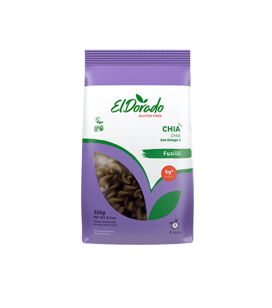 EL DORADO FUSILLI PASTA DE CHIA GLUTEN FREE