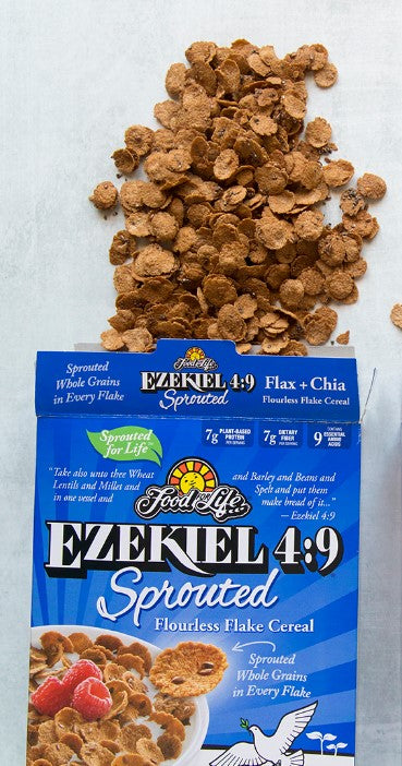 FOOD FOR LIFE EZEKIEL 4:9 SPROUTED FLOURLESS FLAKE CEREAL LINO+ CHÍA