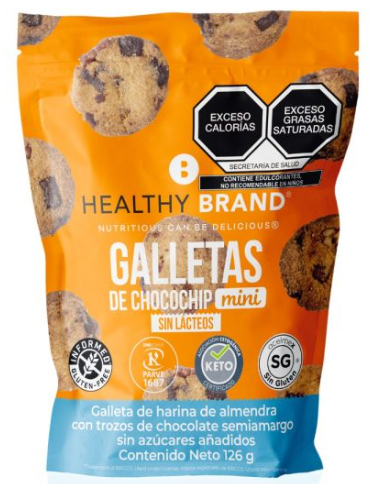 Healthy Brand Galletas de Chocolate Mini
