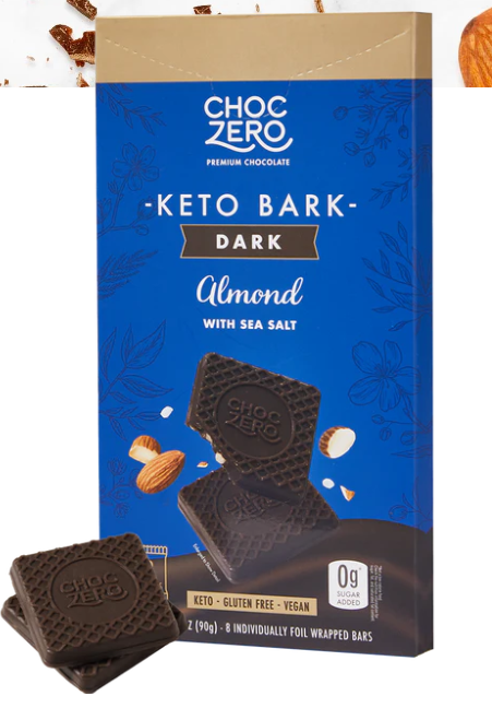 CHOCZERO KETO BARK ALMOND WHIT SEA SALT