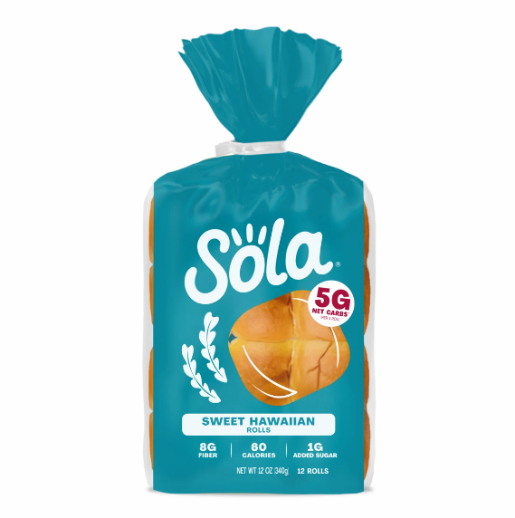 Sola Keto Sweet Hawaiian Rolls
