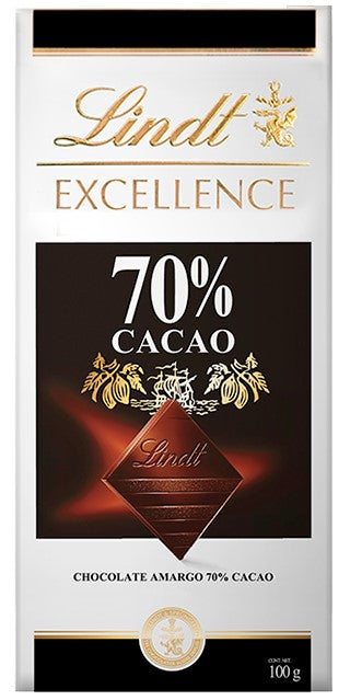 LINDT CHOCOLATE AMARGO 70% CACAO