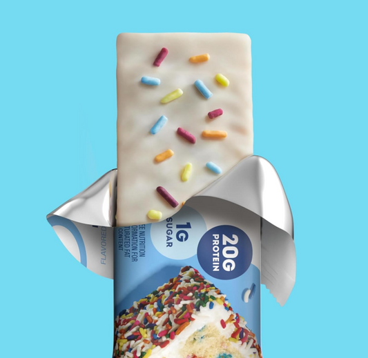 One Protein Bar Birthday Cake