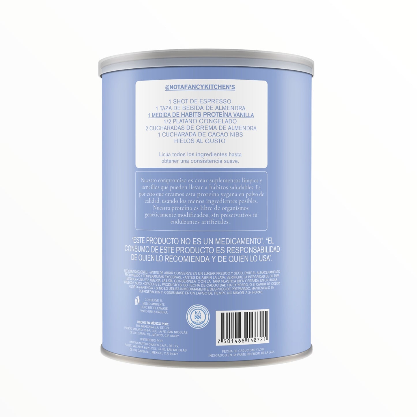 HABITS PROTEINA VEGANA SABOR VAINILLA