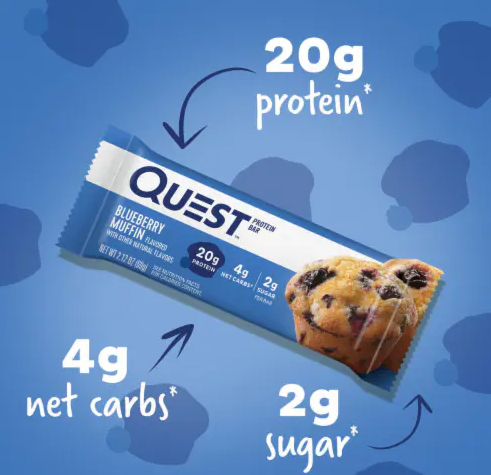 Quest Blueberry mUffin Flavored