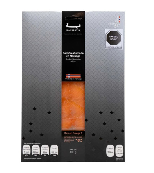 Hanseatik Salmón Ahumado Noruego Precortado