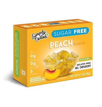 Simply Delish Plant-based Jel Sugar Free Peach