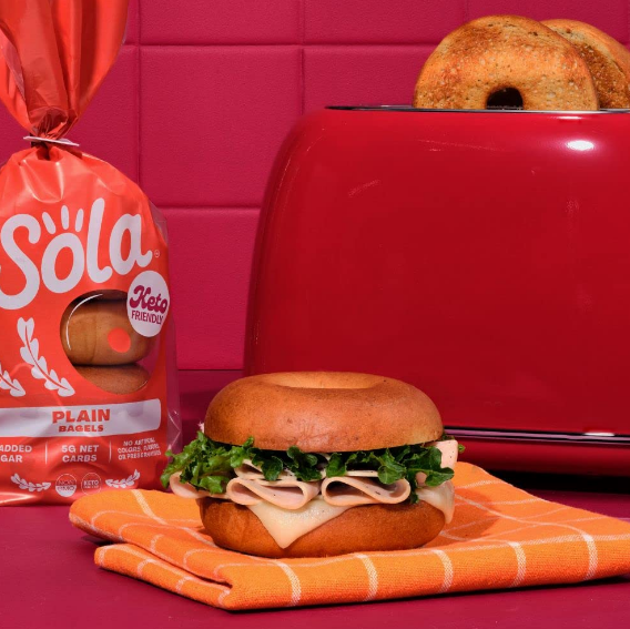 Sola Keto Plain Bagels