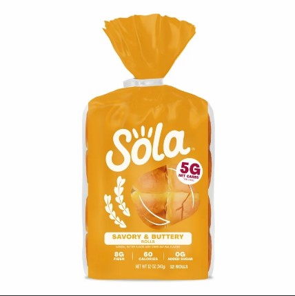 SOLA KETO SAVORY & BUTTERY ROLLS