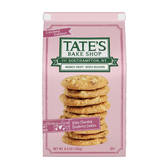 Tates Bake Shop White Chocolate Raspberry Cookies