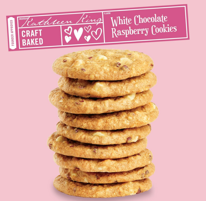 Tates Bake Shop White Chocolate Raspberry Cookies