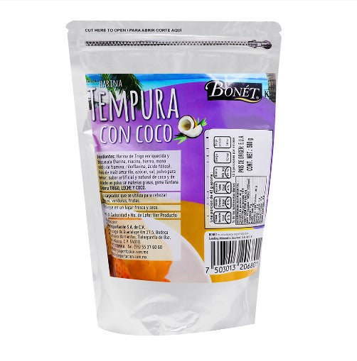 HARINA TEMPURA CON COCO BONÉT