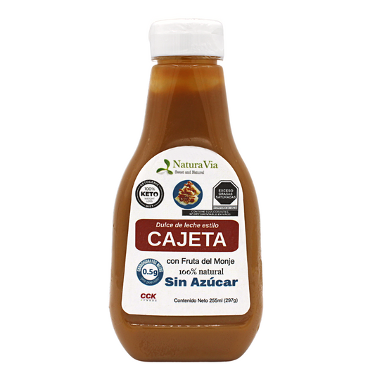 DULCE DE LECHE ESTILO CAJETA SIN AZUCAR