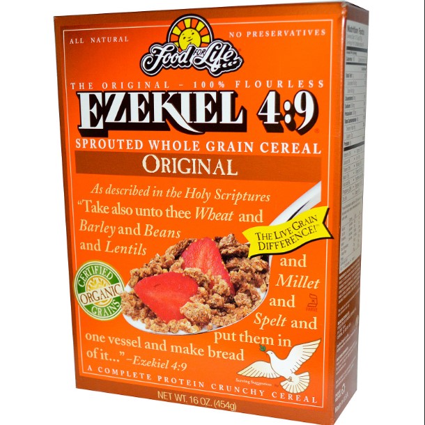 FOOD FOR LIFE EZEKIEL 4:9 SPROUTED CRUNCHY CEREAL ORIGINAL