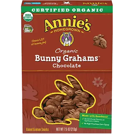 Annies Organic Chocolate Bunny Grahams