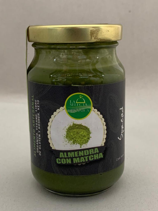 CREMA DE ALMENDRA CON MATCHA ORGANICA