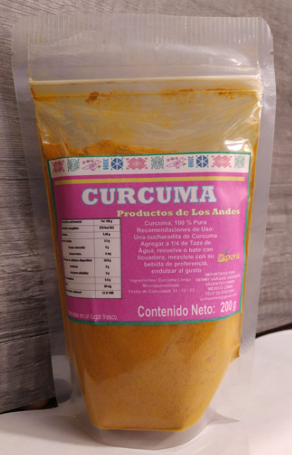 CURCUMA PRODUCTOS DE LOS ANDES