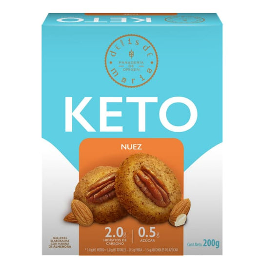 DELIS DE MARIA GALLETA KETO SABOR  NUEZ