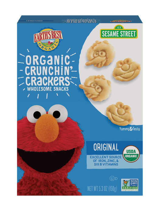 EARTH'S BEST ORGANIC CRUNCHIN' CRAKERS ORIGINAL