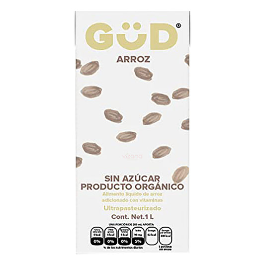 GUD LECHE DE ARROZ SIN AZUCAR PRODUCTO ORGANICO