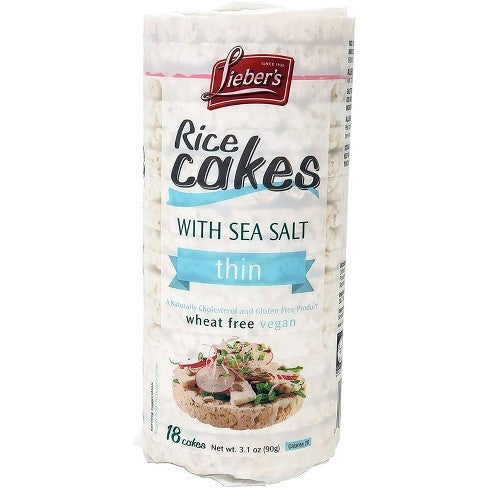 LIEBER'S GALLETAS DDE ARROZ INFLADO CON SAL DE MAR