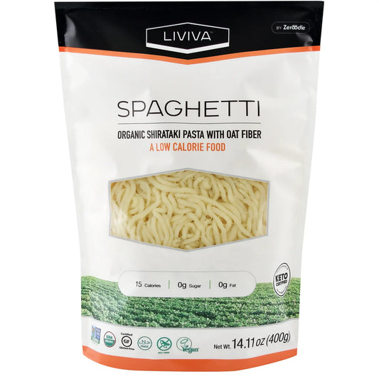 Liviva Organic Shirataki Spaghetti with Oat Fiber