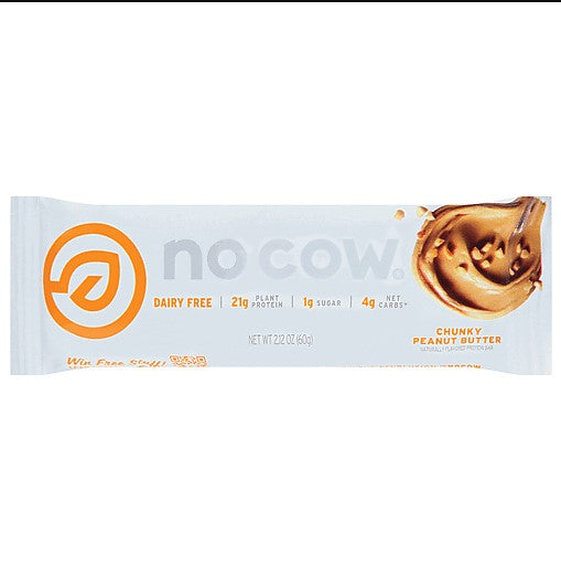 NO COW BARRA DE PROTEÍNA CHUNKY PEANUT BUTTER