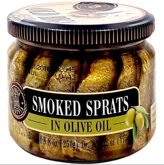 OLD RIGA SMOKED SPRATS IN OLIVE OIL