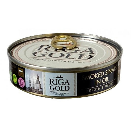 RIGA GOLD SMOKED SPRATS IN OIL