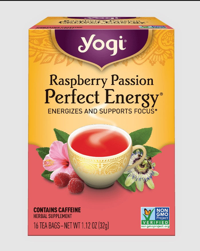 YOGI TEA Raspberry passion perfect energy