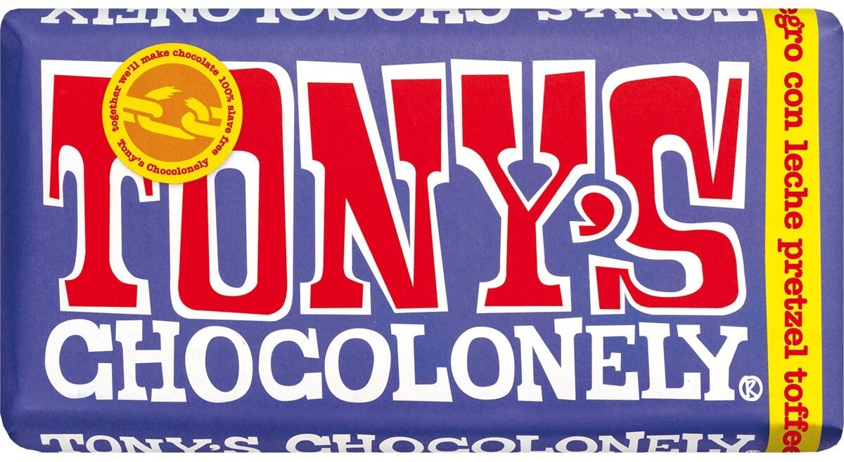 TONY'S CHOCOLATE CON PRETZEL Y CARAMELO
