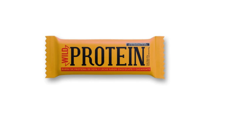 WILD PROTEIN  BAR CHOCOLATE Y CACAHUATE