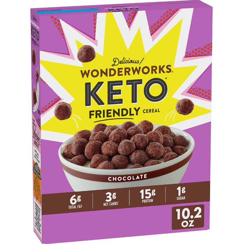 WONDERWORKS KETO FRIENDLY CEREAL CHOCOLATE