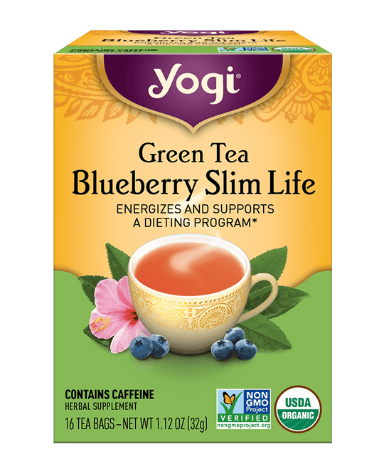 Yogi Tea Green Tea Blueberry Slim Life