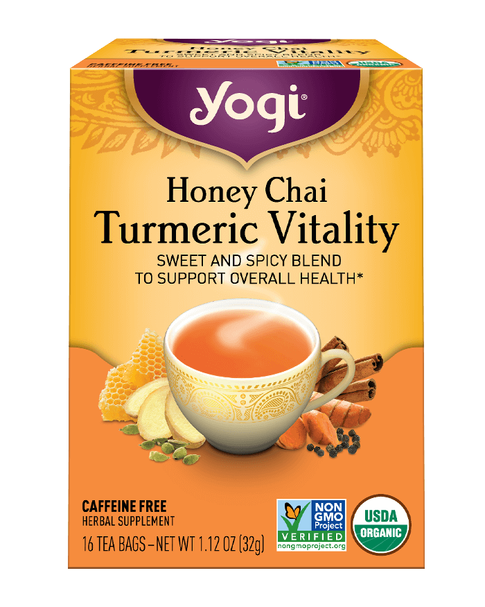 Yogi Tea Honey Chai Turmeric Vitality