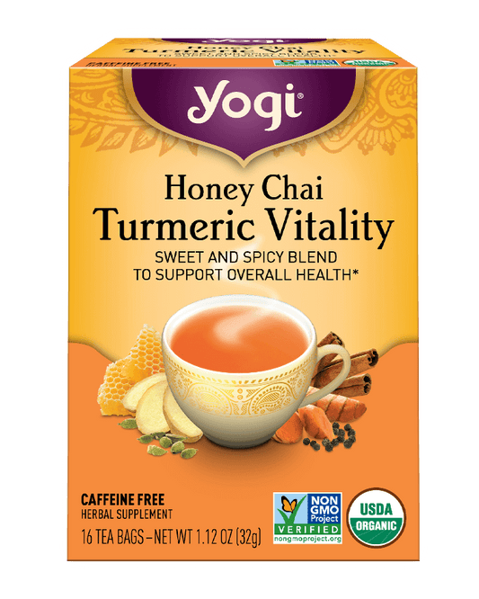 Yogi Tea Honey Chai Turmeric Vitality