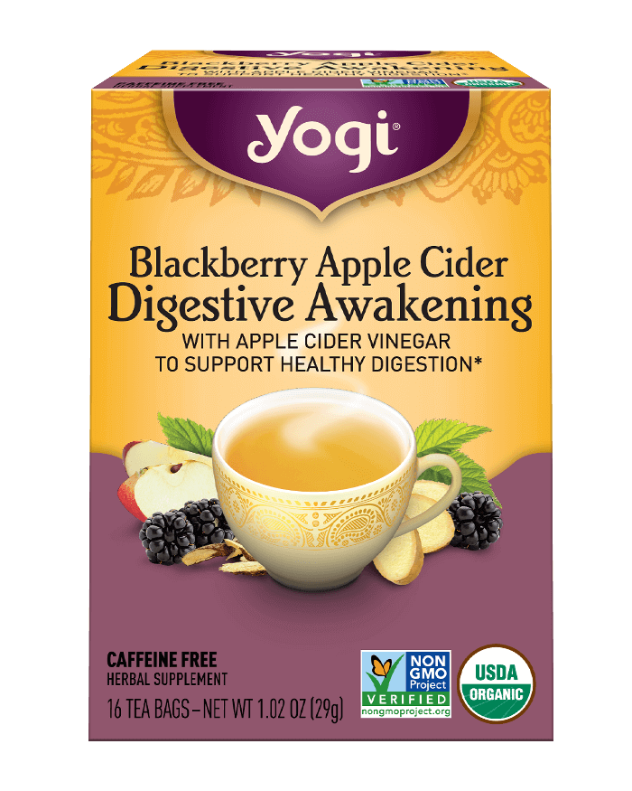 Yogi Tea Blackberry Apple Cider Digestive Awakening