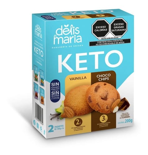 DELIS DE MARIA KETO VAINILLA CHOCO CHIPS