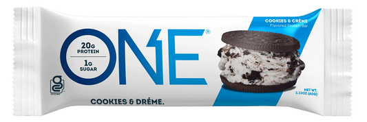 ONE BARRA DE PROTEINA COOKIES & CRÉME