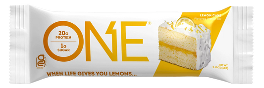ONE BARRA DE PROTEÍNA PASTEL DE LIMON