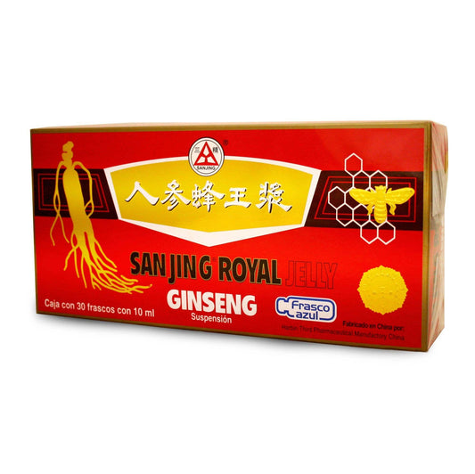 SAN JIN G ROYAL JELLY GINSENG SUSPENSIÓN 30 FRASCOS